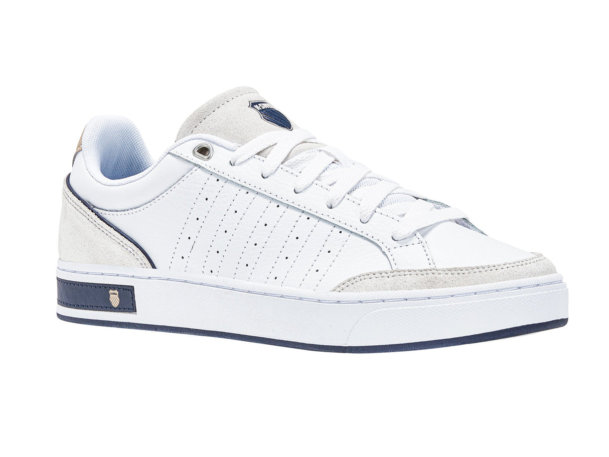 07411-122-M | COURT BLOCK | WHITE/IRISH CREAM/NAVY