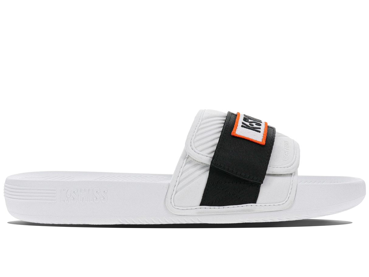 08716-102-M | STRAP SANDAL X MCLAREN | WHITE/BLACK