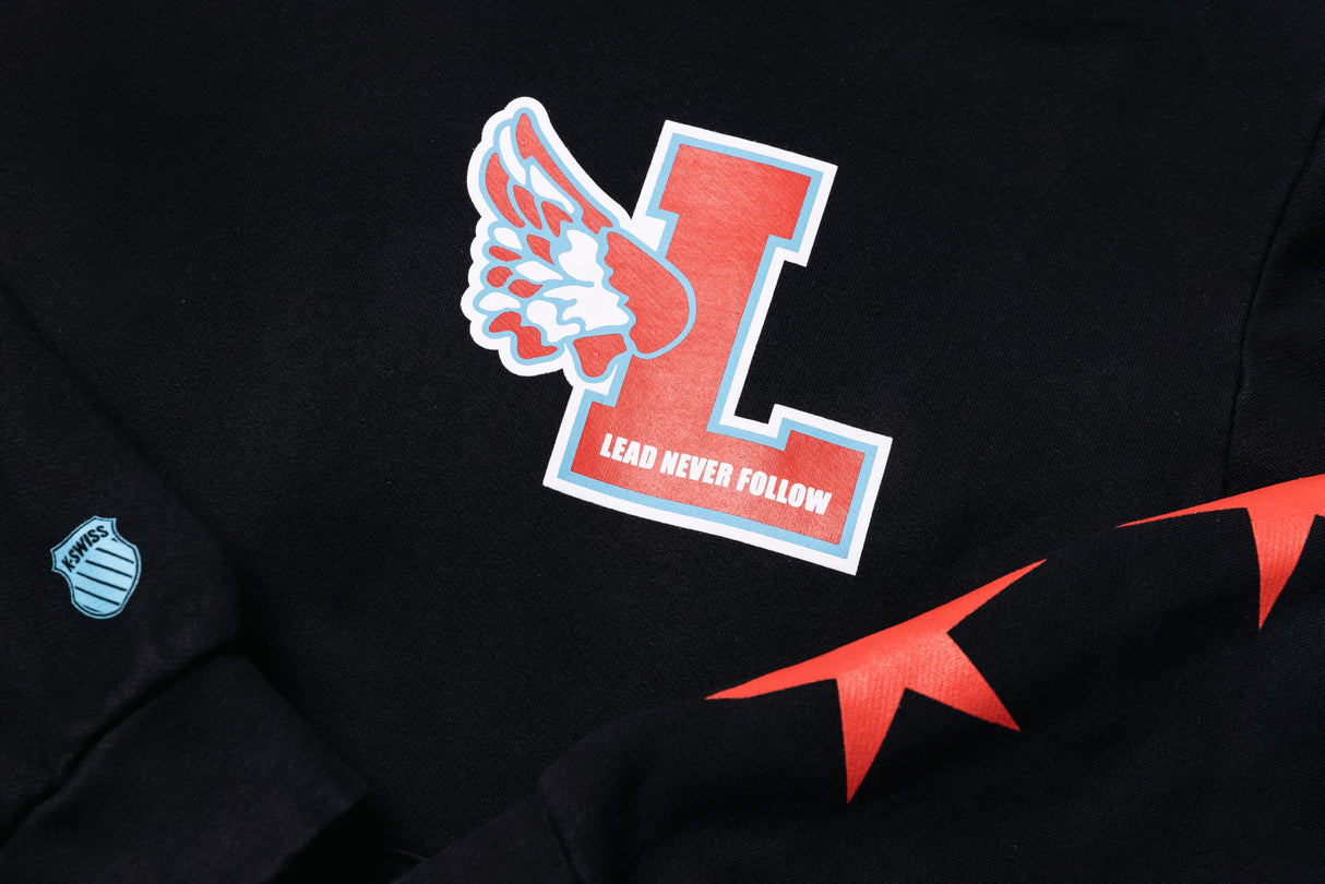 10757-008 | LEADERS X K-SWISS WARM UP HOODIE | BLACK