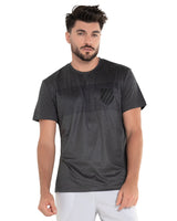 107700-077 | LUXE TECH CREW | HEATHER BLACK