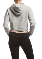 192434-020 | WOMENS GRIND CROPPED HOODIE | GREY HEATHER