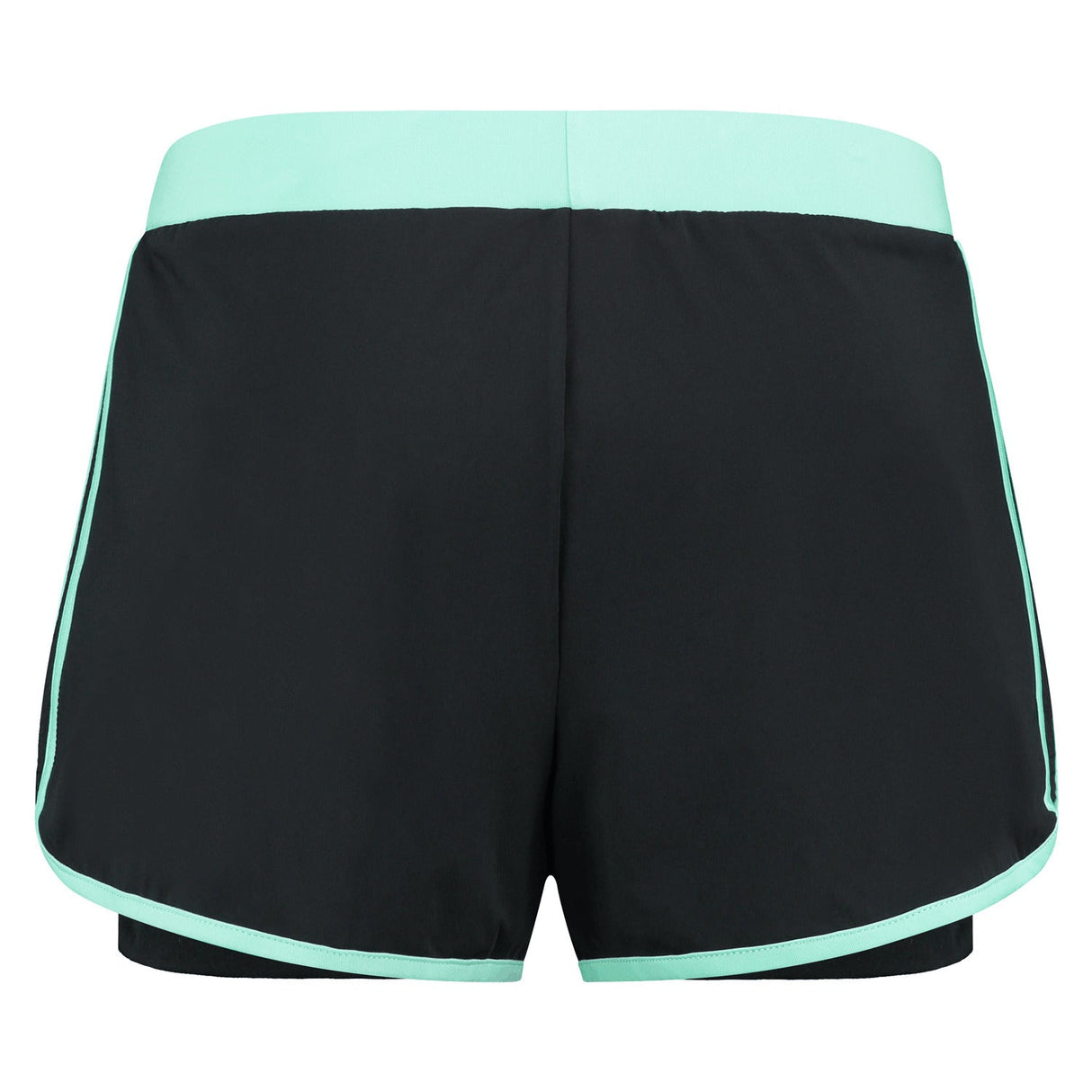 194250-010 | WOMENS HYPERCOURT SHORT 2 | BLACK / ALGIERS BLUE