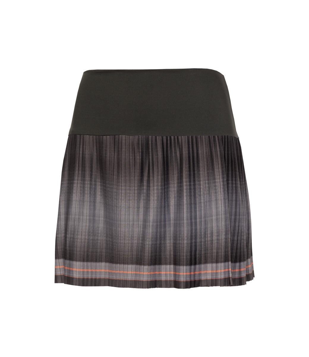 196044-025 | PLEATED SKIRT-14.5" | ASPHALT