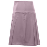 197222-558 | 3 PLEAT SKIRT-14.5" | SOFT BERRY