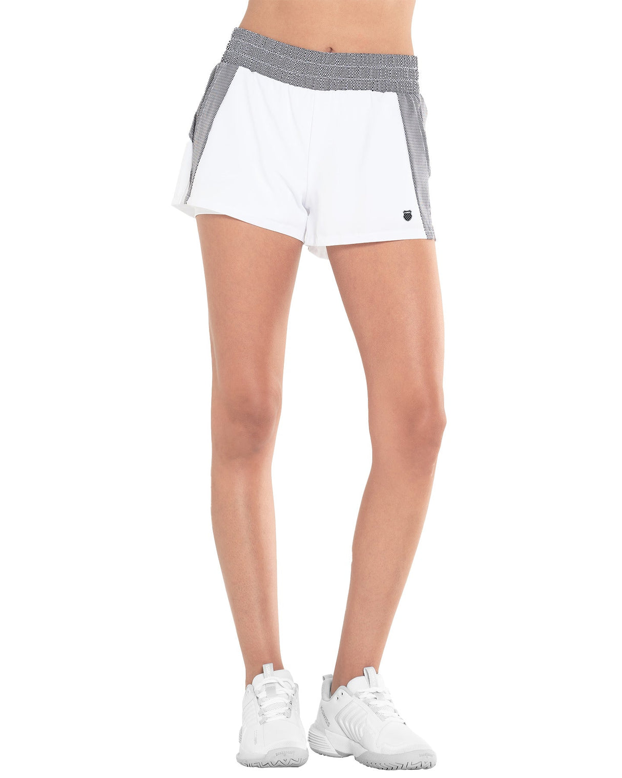 197707-102 | TRAINER SHORT-3" | WHITE/BLACK