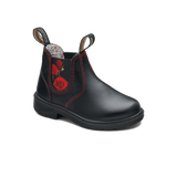 Blundstone 2252 - Kids Black with Red Rose Elastic