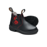 Blundstone 2252 - Kids Black with Red Rose Elastic