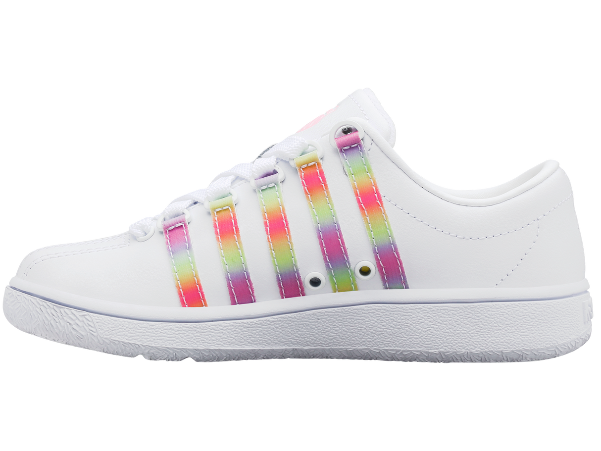 57161-184-M | CLASSIC LX | WHITE/ PASTEL RAINBOW