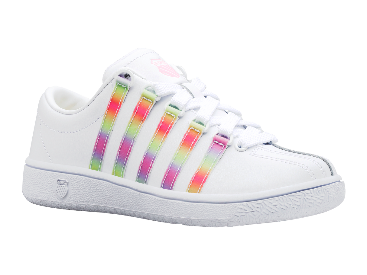 57161-184-M | CLASSIC LX | WHITE/ PASTEL RAINBOW