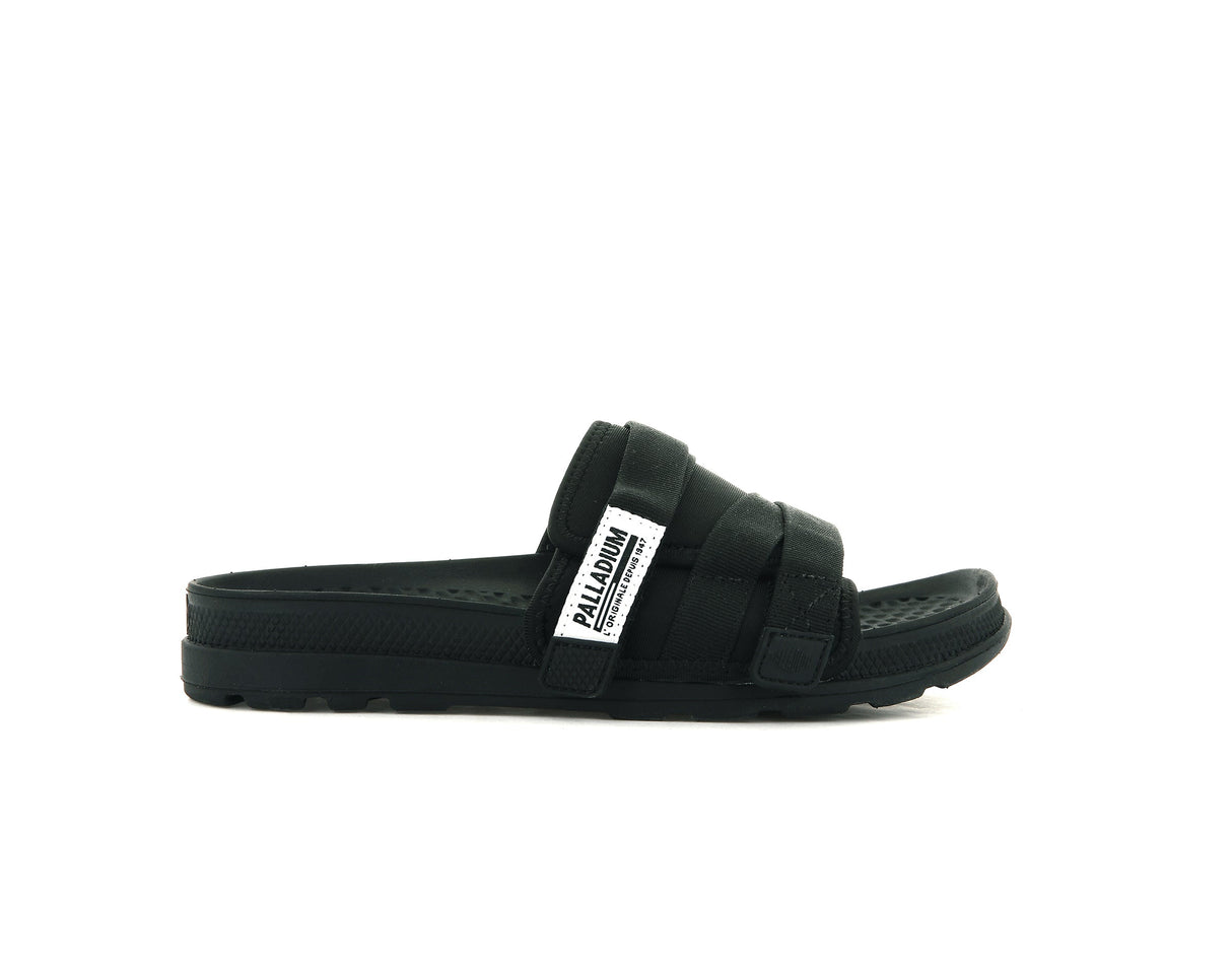 76696-008-M | SOLEA SLIDE | BLACK/BLACK