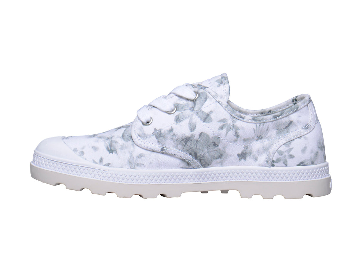 93315-122-M | PAMPA OXFORD LP | WHITE/MOONBEAM/FLORAL PRINT