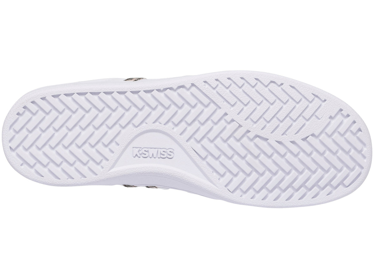 97141-137-M | COURT PRO CURVES | WHITE/METALLIC LEOPARD