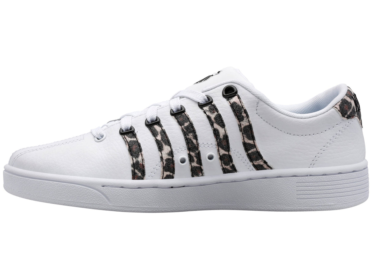 97141-137-M | COURT PRO CURVES | WHITE/METALLIC LEOPARD