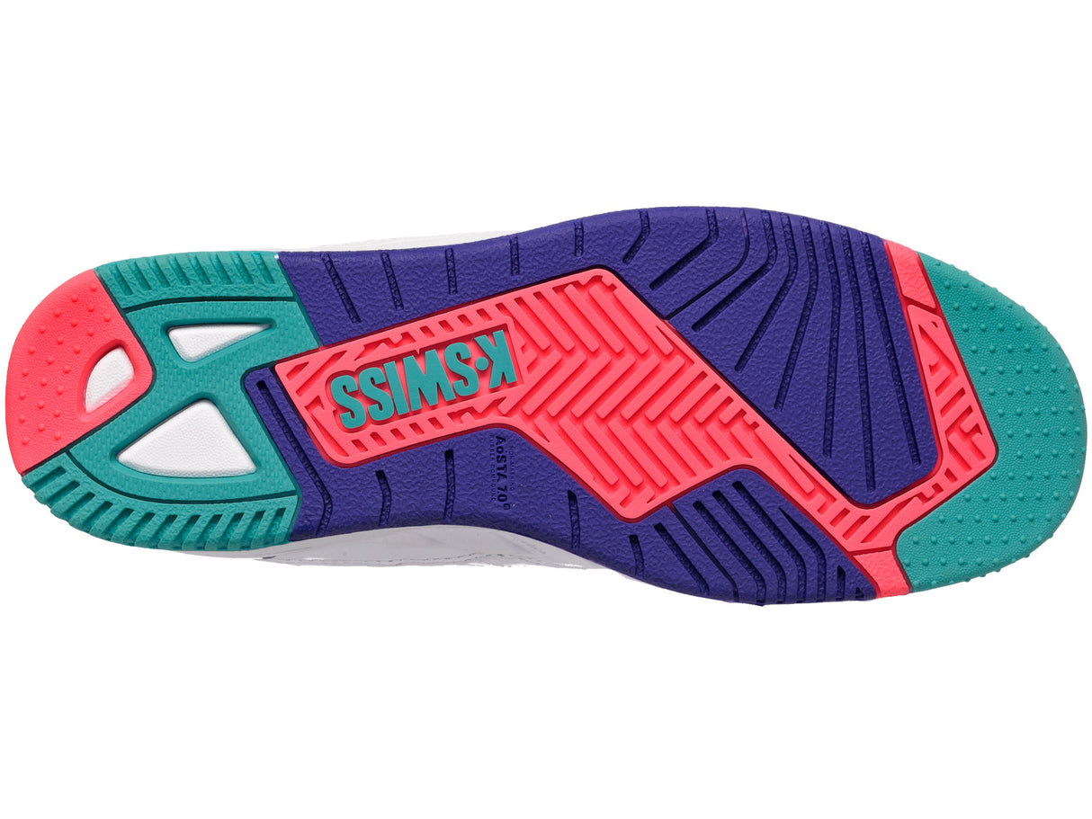 97154-189-M | MATCH RIVAL | WHITE/BLUE TURQUOISE/FLUO PINK