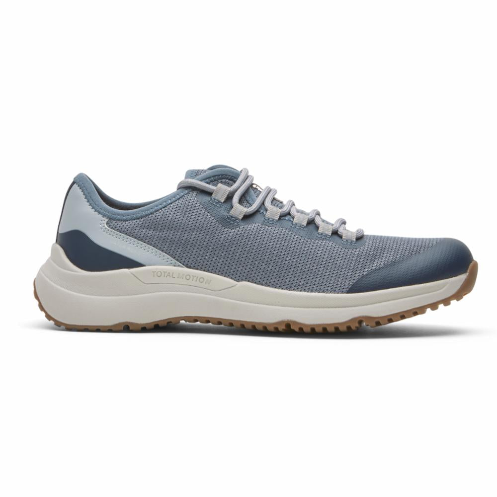 Rockport Women TOTAL MOTION TRAIL W SPT LACE BLUE SLATE ECO WR