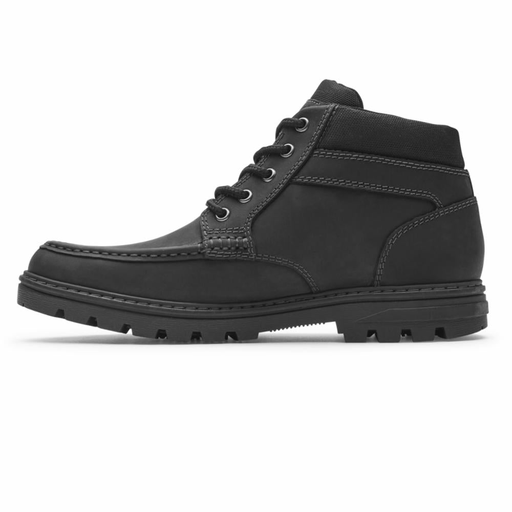 Rockport Men WEATHER READY ENG MOCBOOT BLACK LEA