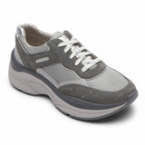 Rockport Women PROWALKER NEXT W LACEUP GREY SUEDE/TEXTILE ECO