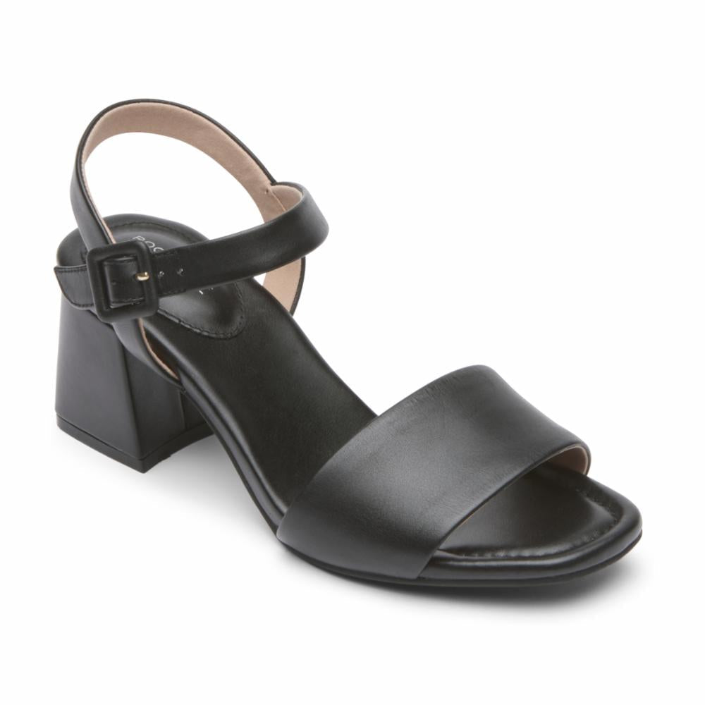 Rockport Women FARRAH 2 PEICE BLACK LTHR