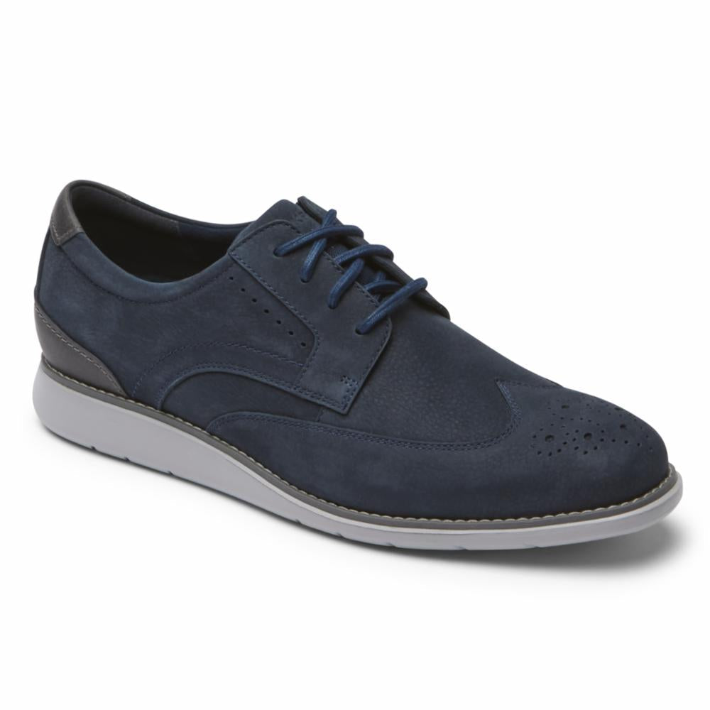 Rockport Men TOTAL MOTION CRAFT WINGTIP NEW DRESS BLUES