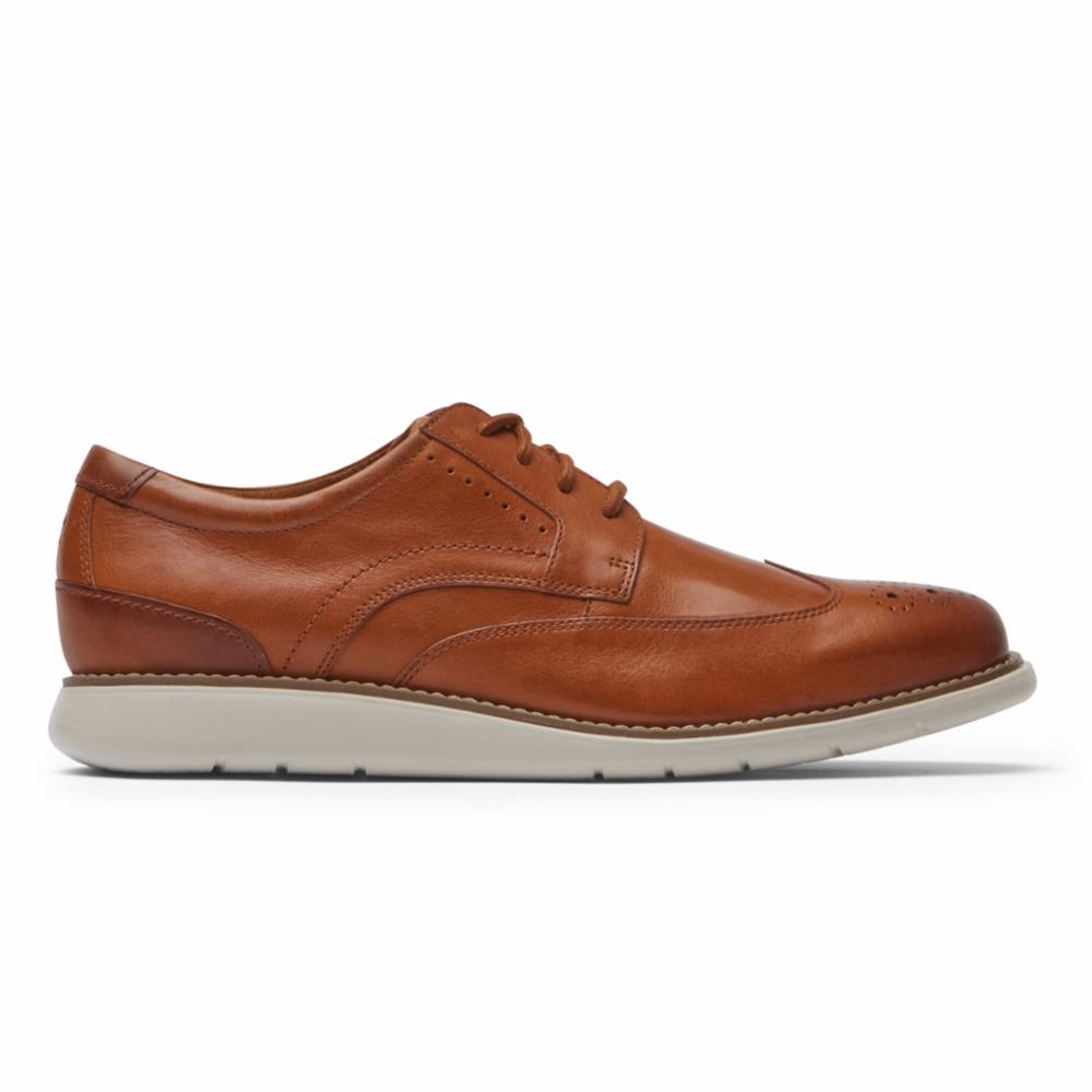 Rockport Men TOTAL MOTION CRAFT WINGTIP COGNAC