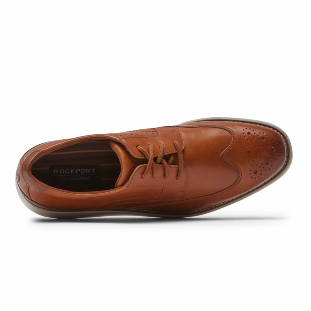 Rockport Men TOTAL MOTION CRAFT WINGTIP COGNAC