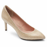 Rockport Women TOTAL MOTION 75mmPTH PLAIN PUMP NUDE GLAM TEXTILE