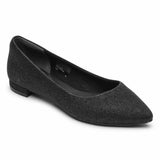 Rockport Women TOTAL MOTION ADELYN ADELYN BALLET BLACK GLAM