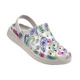 Varsity Clog - Graphic Paisley Grey