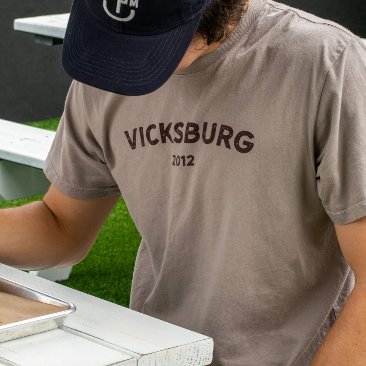 All-American Tee - Vicksburg | Charcoal