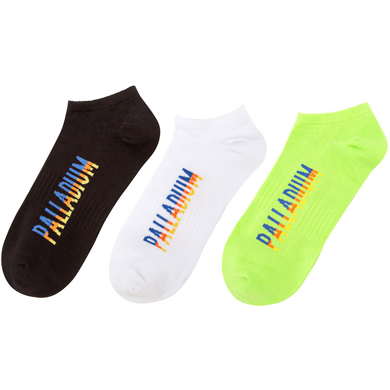 SX7158-988 | ANGLE SOCKS RAINBOW PACK | ACIDLIME/STARWHITE/BLACK