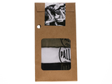 SX7162-989 | ANGLE SOCKS PACK | BLACK/WHITE/GREEN